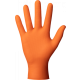 Rękawice nitrylowe 50 sztuk Powergrip Orange rozmiar - 3